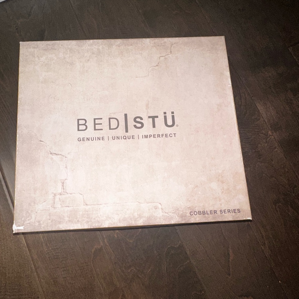 BED|STU Brown Lace-Up Leather Ankle Boots with Red Lining - Picture 15 of 16
